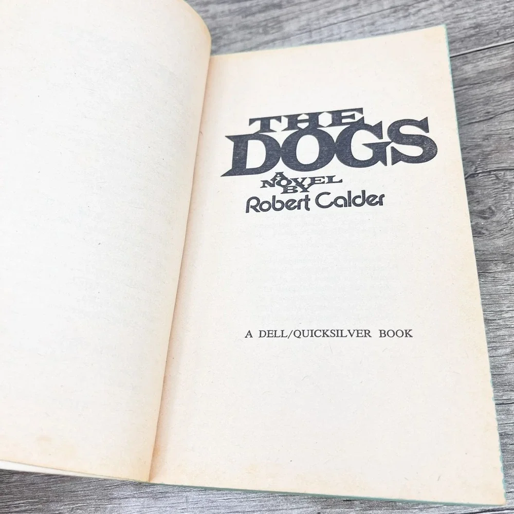 The Dogs By Robert Calder (Paperback, 1977) Dell Horror. - Picture 6 of 7
